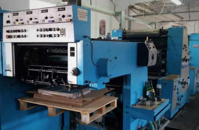 Used printing machinery